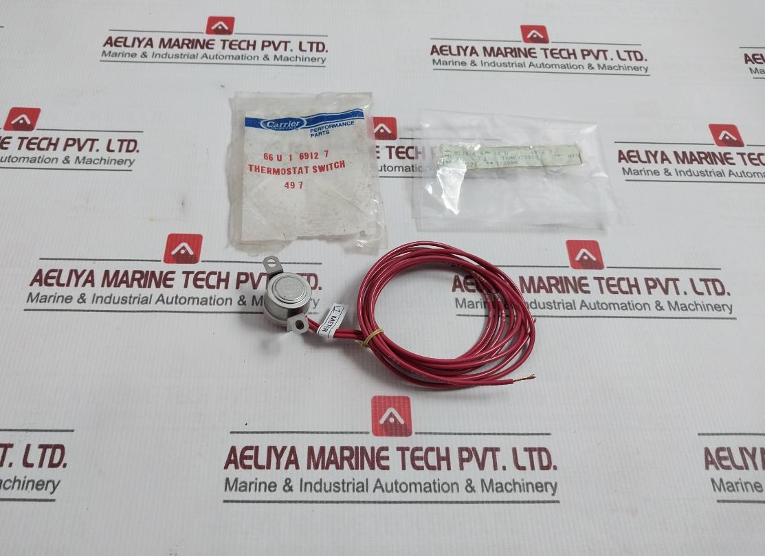 Carrier Transicold 66U1-6912-7 Thermostat Switch 1 Meter 600V