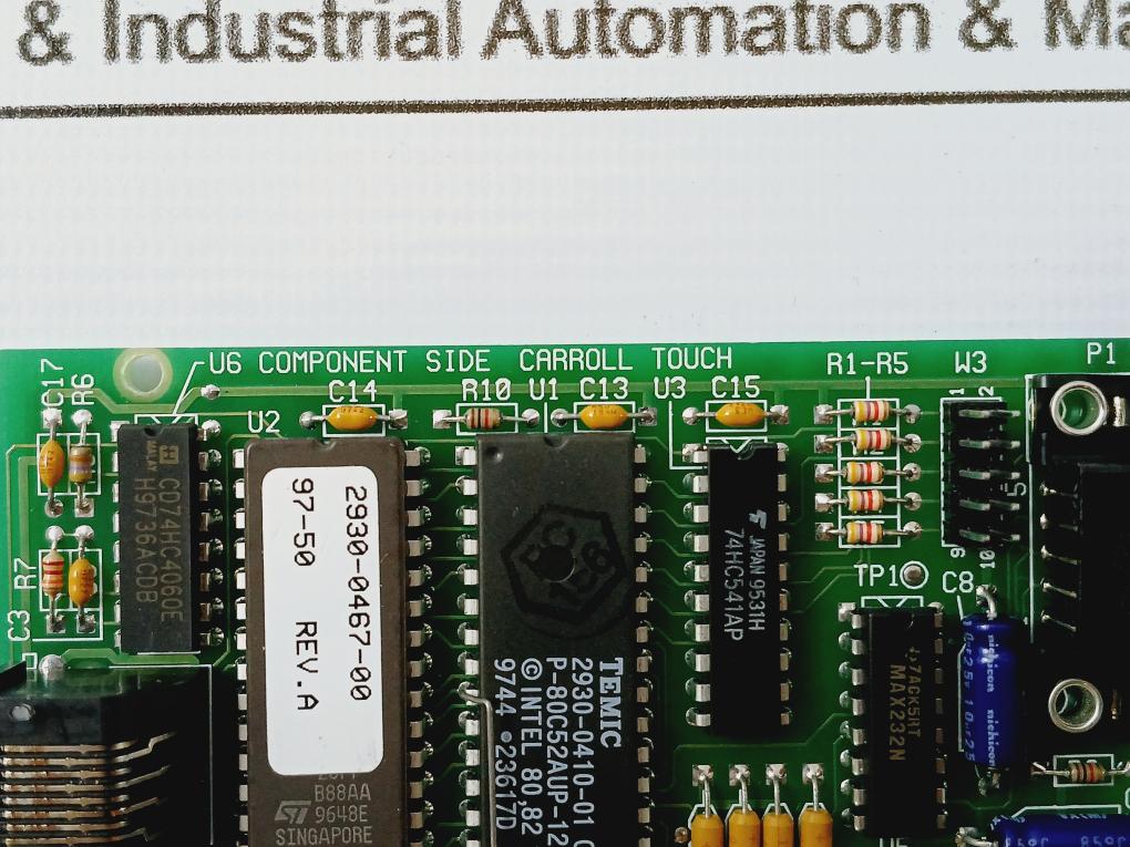 CARROLL TOUCH 5003-0324-01 Touch Tech PC Card 94V-0