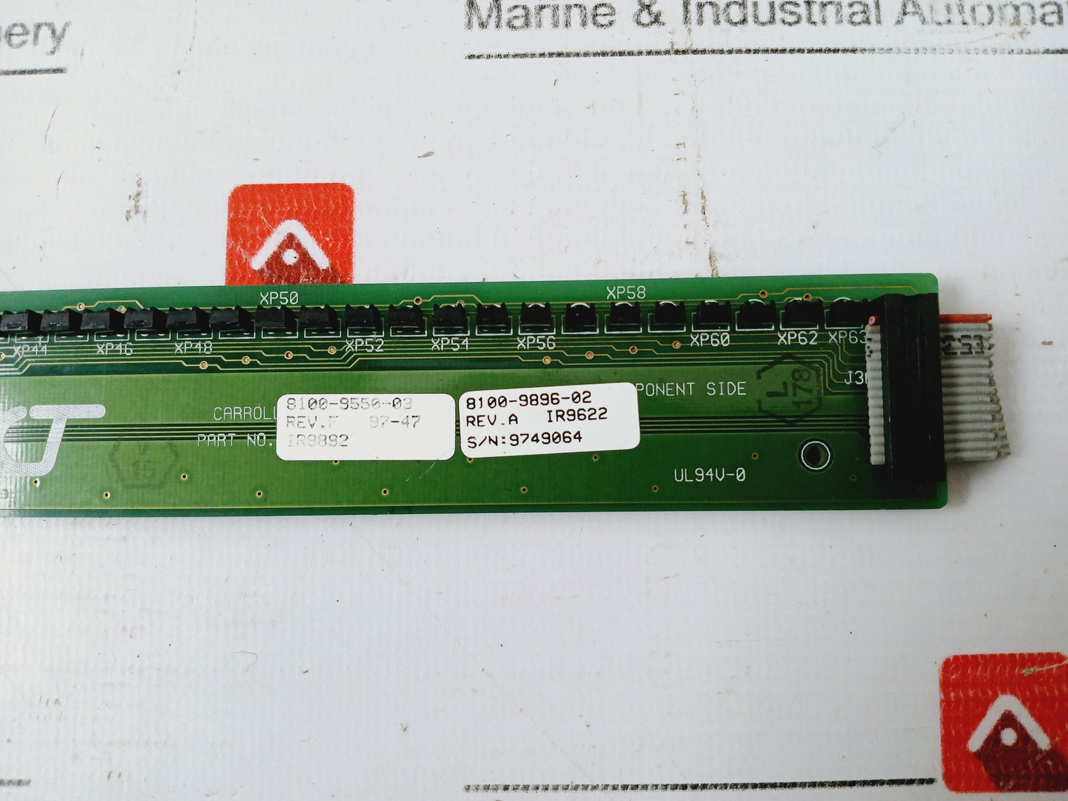 CARROLL TOUCH 5403-0416-01 Printed Circuit Board IR9892