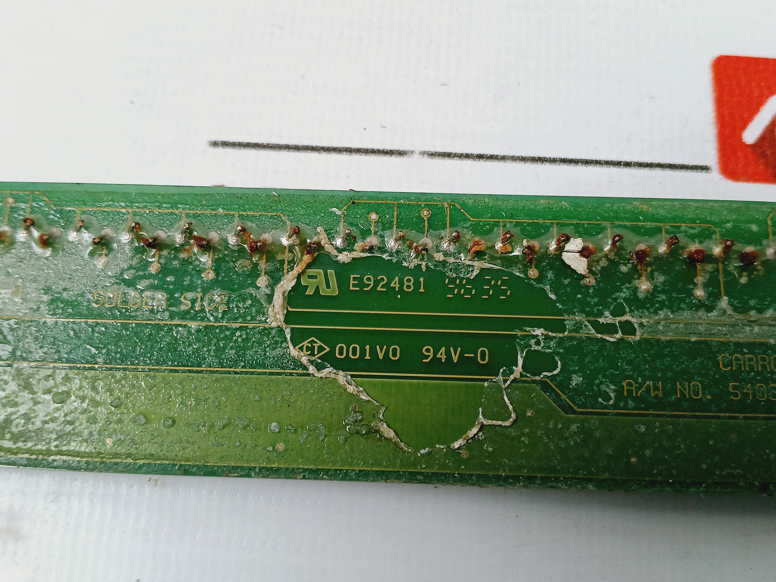 CARROLL TOUCH 5403-0416-01 Printed Circuit Board IR9892