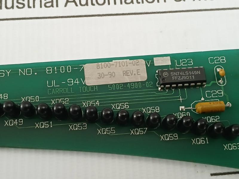 Carroll Touch 8100-7102 Interface Board Assembly 5002-5200-01