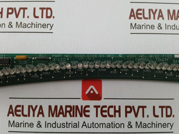 Carroll Touch 8100-7102 Interface Board Assembly 5002-5200-01