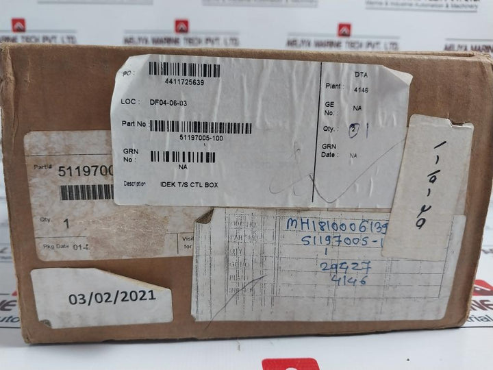 Carroll 51197005-100 8100-9396-02-d Idek Touch Screen Hmi Ctl Box For Honeywell