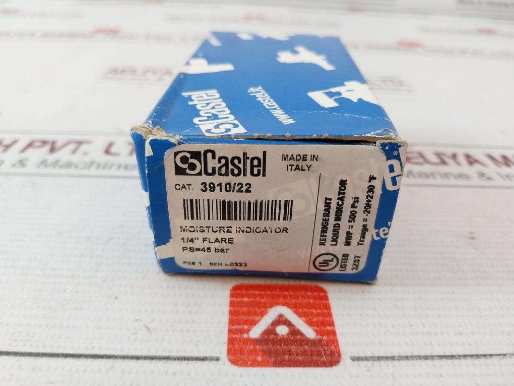 Castel 3910/22 Moisture Indicator 500 Psi 45 Bar 112964 05