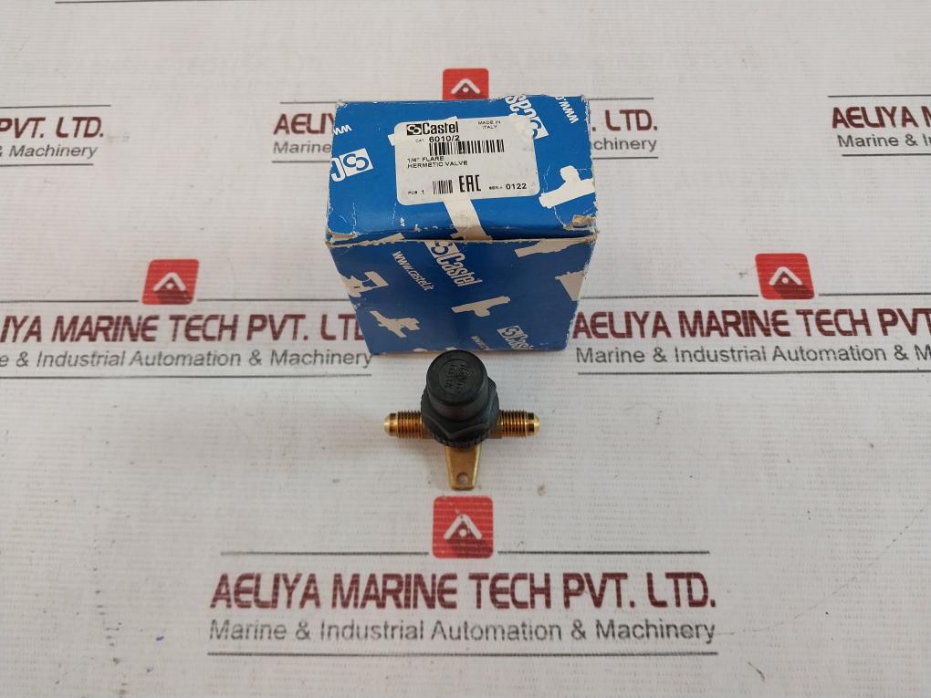Castel 6010/2 Hermetic Valve Pap21 1/4