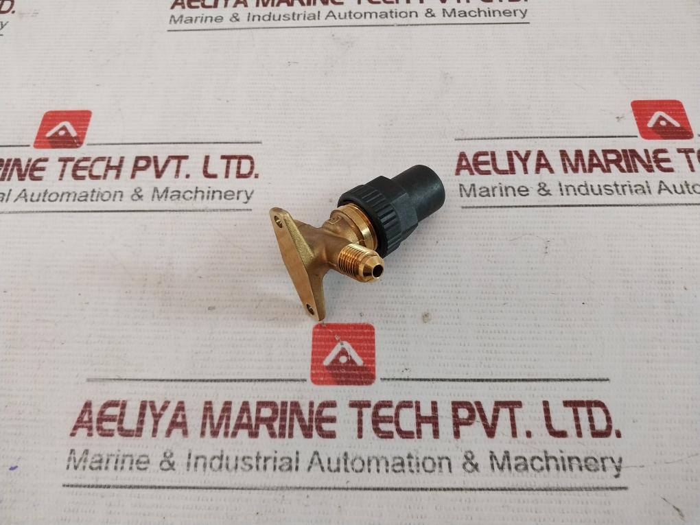 Castel 6010/2 Hermetic Valve Pap21 1/4" Flare 16Nm