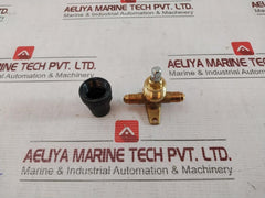 Castel 6010/2 Hermetic Valve Pap21 1/4" Flare 16Nm