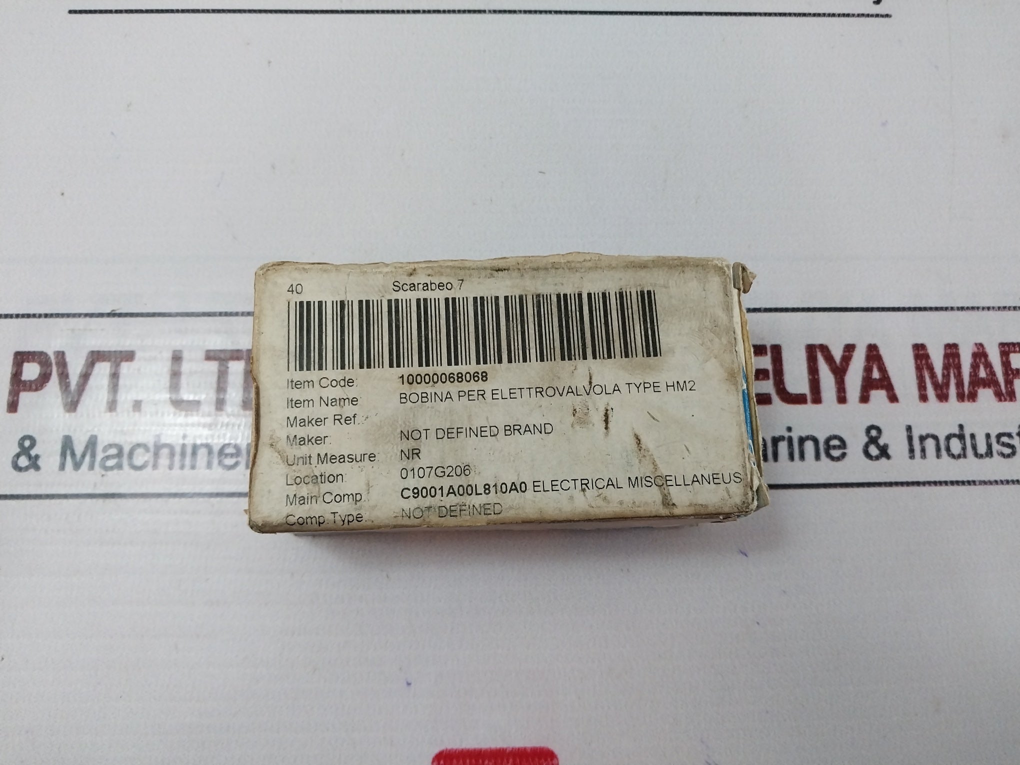 Castel Hm2 Solenoid Valve Coil 240V 50-60Hz 10000068068