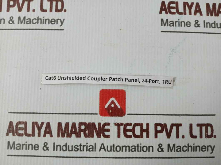 Cat6 24 Port Unshielded Coupler Patch Panel 1Ru