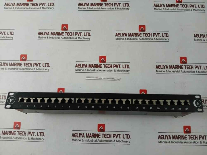 Cat6 24 Port Unshielded Coupler Patch Panel 1Ru