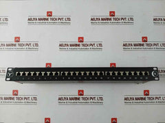 Cat6 24 Port Unshielded Coupler Patch Panel 1Ru
