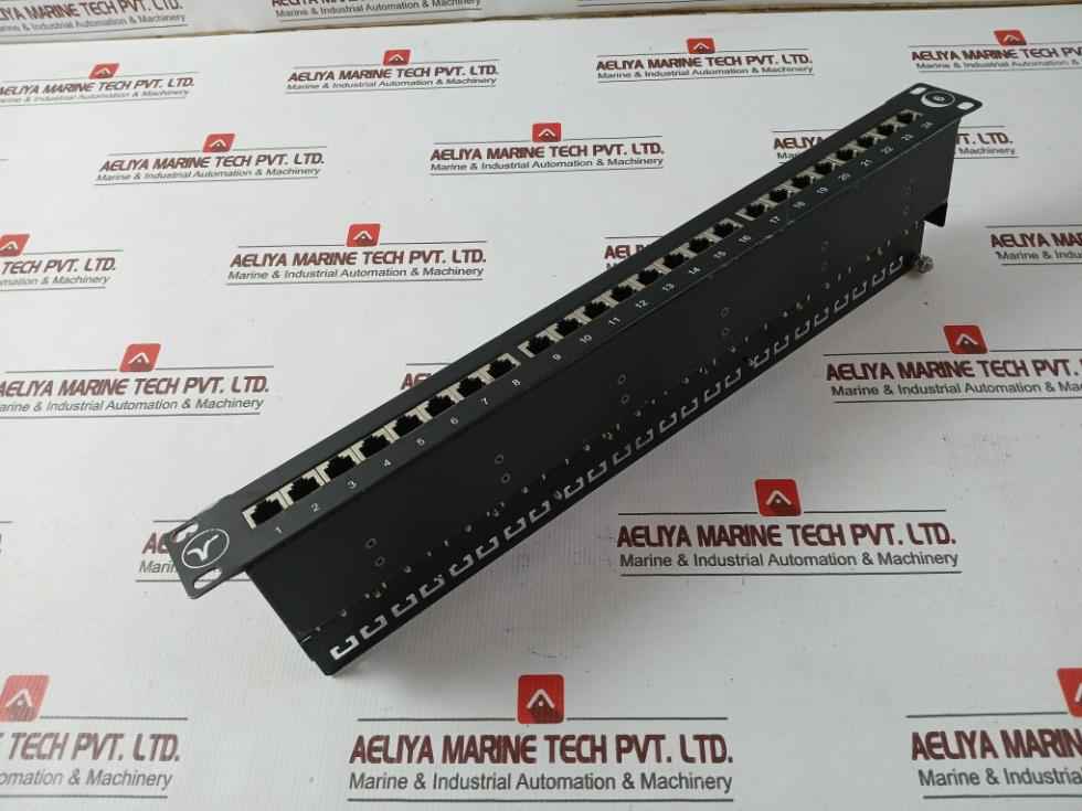 Cat6 24 Port Unshielded Coupler Patch Panel 1Ru