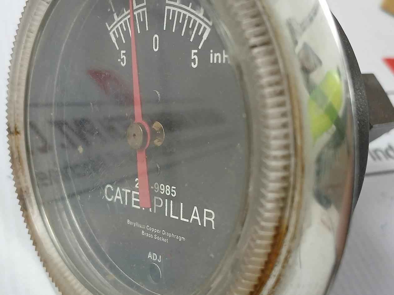 Caterpillar 289-9985 Beryllium Copper Diaphragm Brass Socket Pressure Gauge
