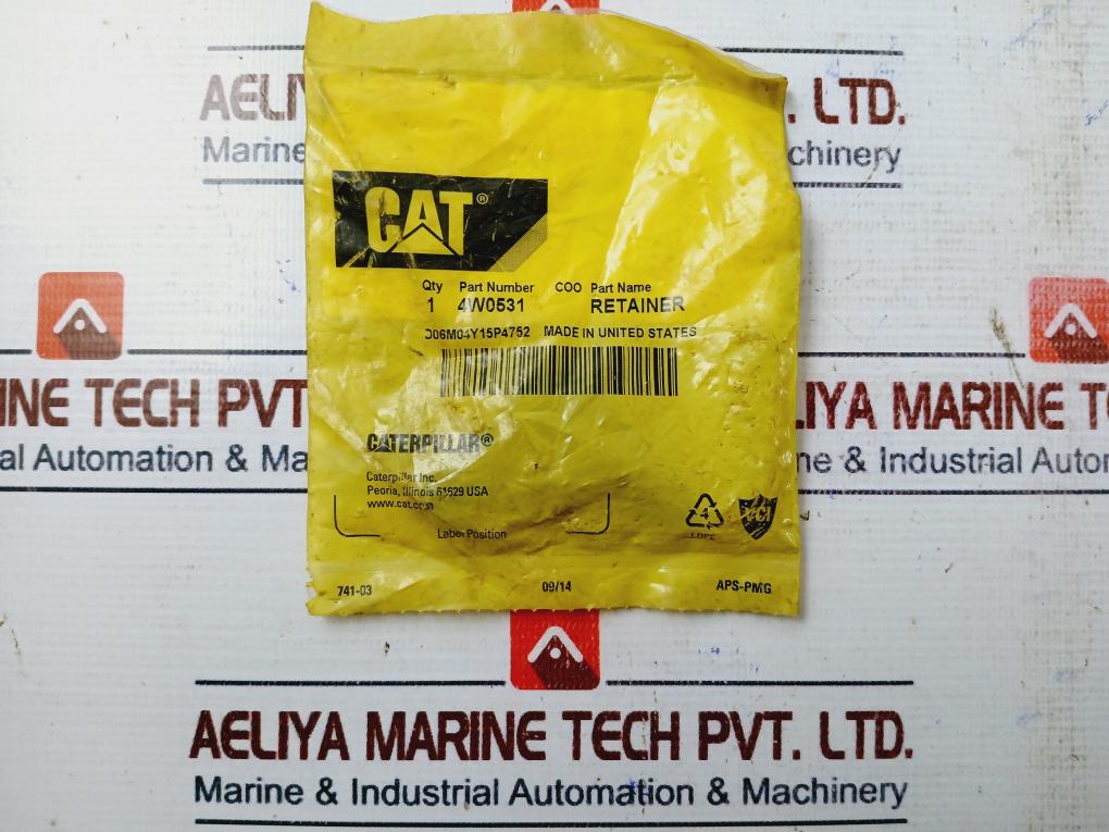 Caterpillar 4w0531 Retainer Oem Cat D06m04y15p4752