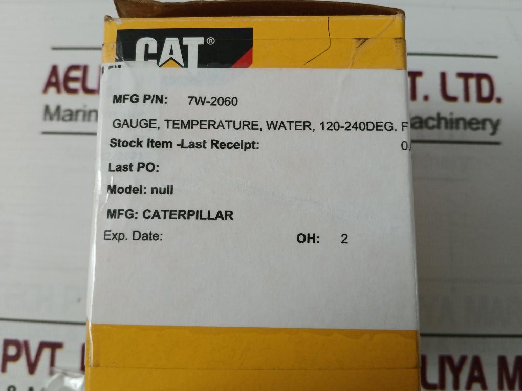 Caterpillar 7W2060 Water Temperature Indicator 40-120˚C