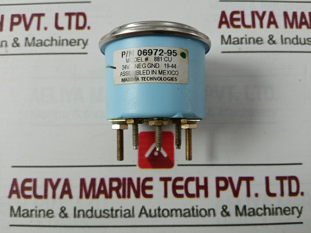 Caterpillar 7W2937 Oil Pressure Indicator 0-80 Psi