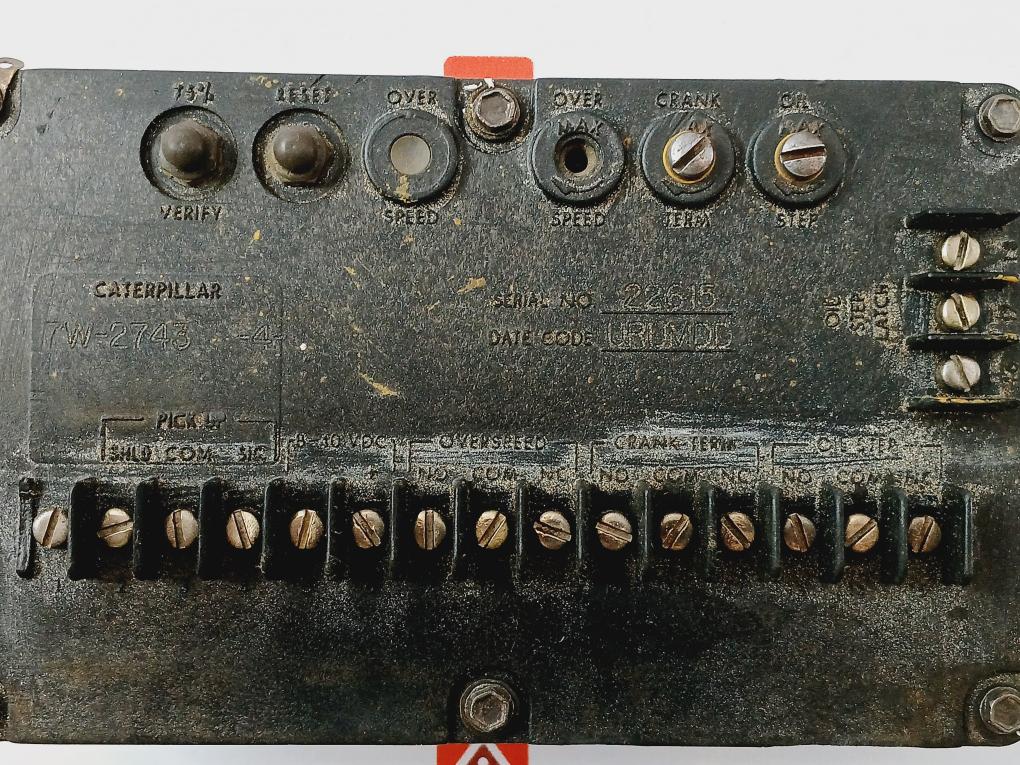 Caterpillar 7W-2743-4 Speed Switch 20519-0178 8-40 Vdc