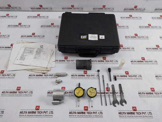 Caterpillar Cat 9U5132 Complete Measuring Dial Indicator Tool Set 0–25 Mm