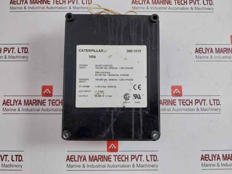 Caterpillar Shunt Excited Voltage Regulator Avr Module Vr6 309-1019