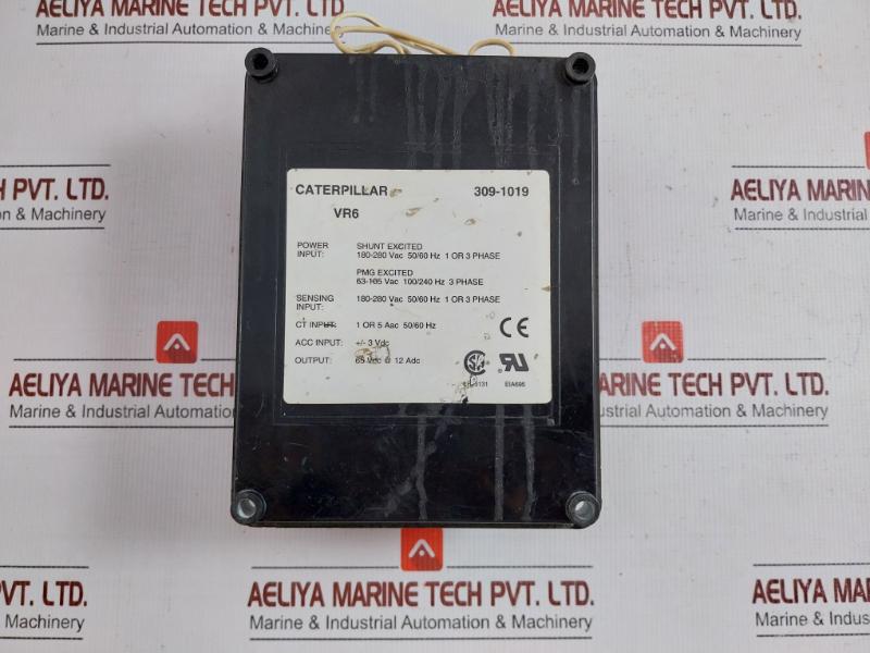 Caterpillar Shunt Excited Voltage Regulator Avr Module Vr6 309-1019