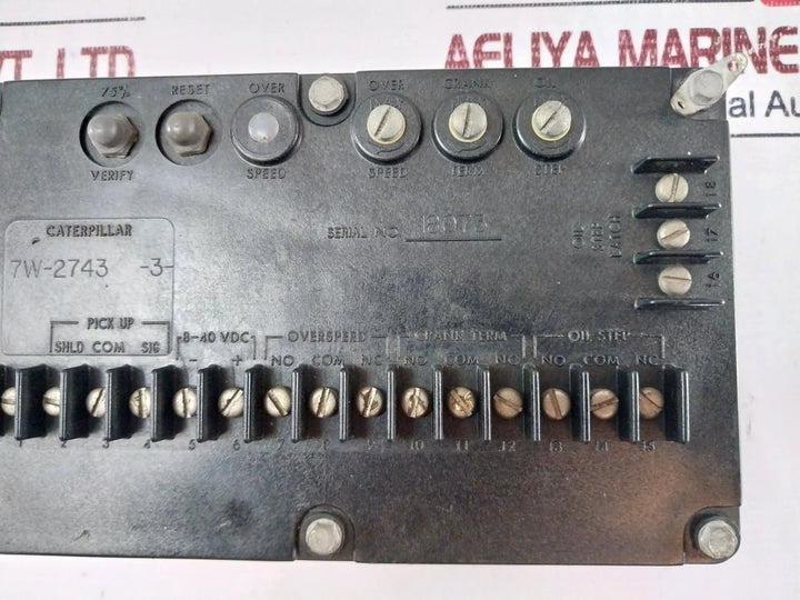 Caterpillar 7W-2743-3 Switch Control Unit 8-40 Vdc 10X7368
