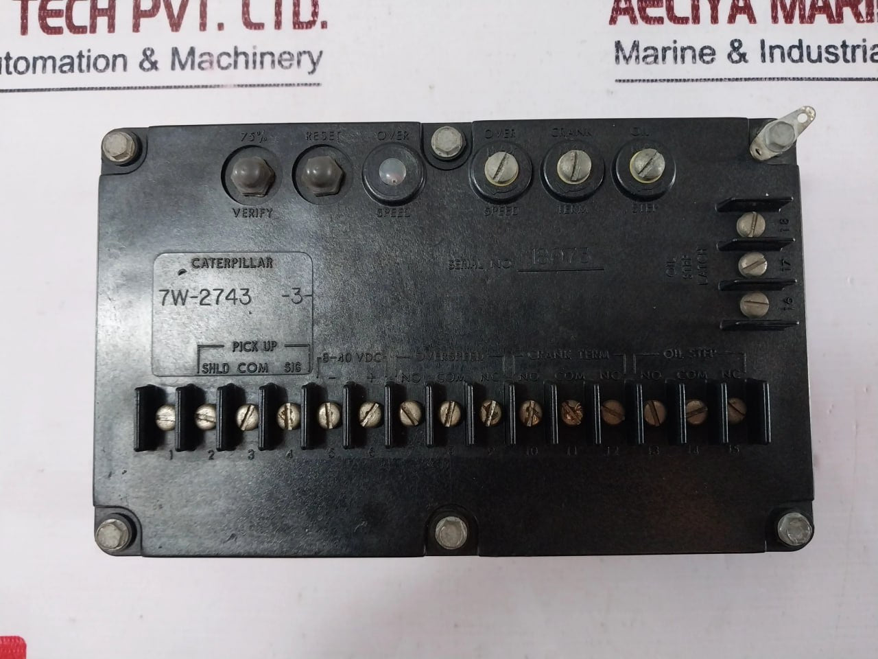 Caterpillar 7W-2743-3 Switch Control Unit 8-40 Vdc 10X7368