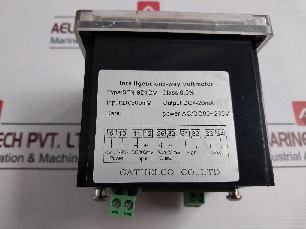 Cathelco Sfn-9D1Dv Intelligent One-way Voltmeter Ac/Dc 85–265V