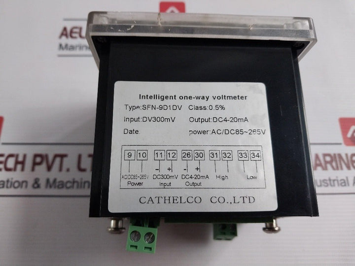 Cathelco Sfn-9D1Dv Intelligent One-way Voltmeter Ac/Dc 85–265V