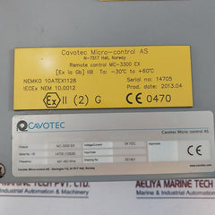 Cavotec Mc-3300 Ex Radio Remote Control Unit 24VDc