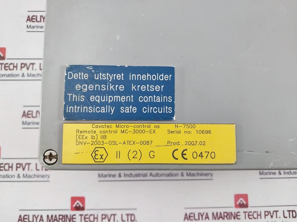 Cavotec Micro-Control MC-3000-EX Remote Control 220 VAC