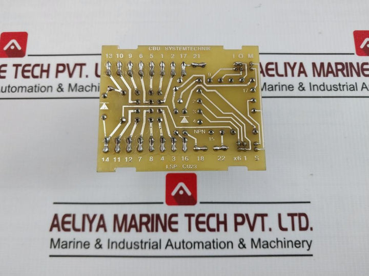Cbu-systemtechnik Lsp-cu23 Printed Circuit Board My4 Dc12-24V 24Vdc 10-28V