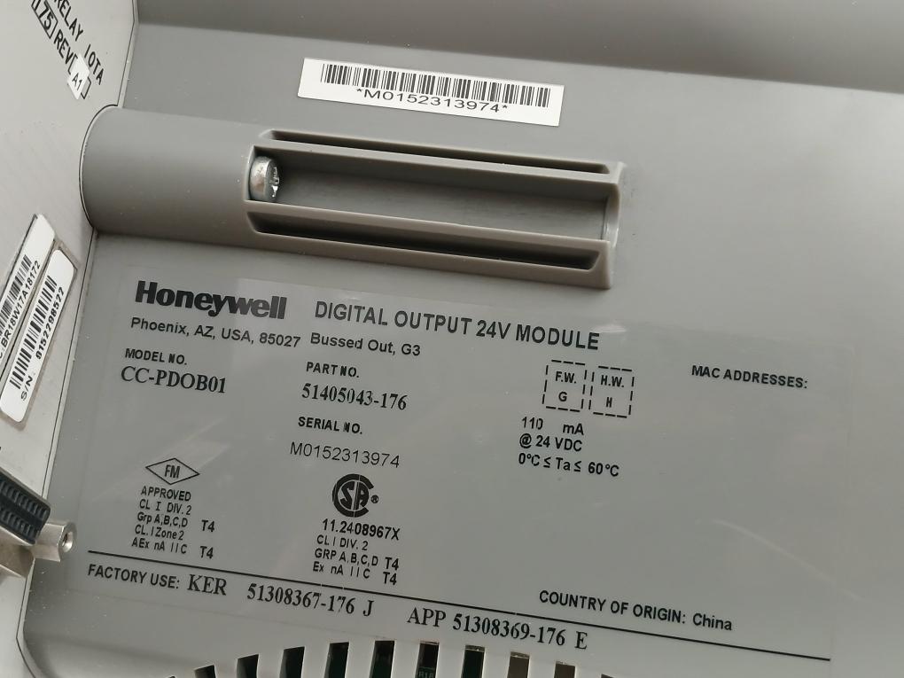 Cc-Pdob01-Digital-Output-Module-By-Honeywell-24v-110ma-51405043-176-0c-Ta-60c-7