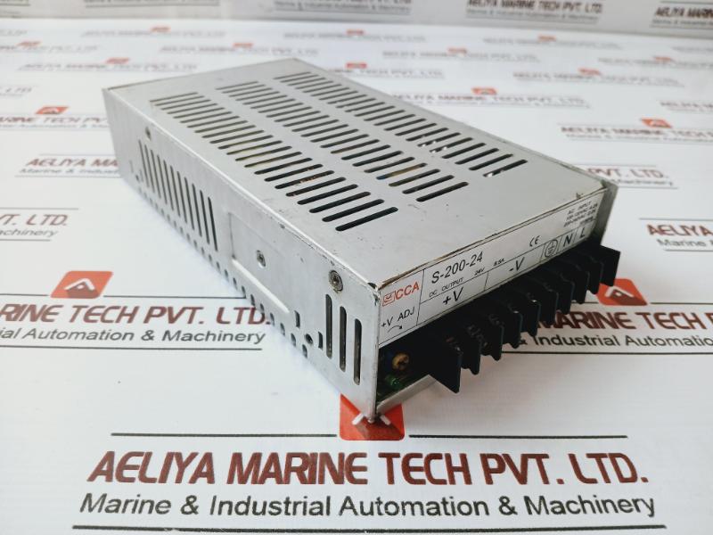 Cca S-200-24 Single Input/Output Switching Power Supply 200-240Vac/2.2A 50/60Hz