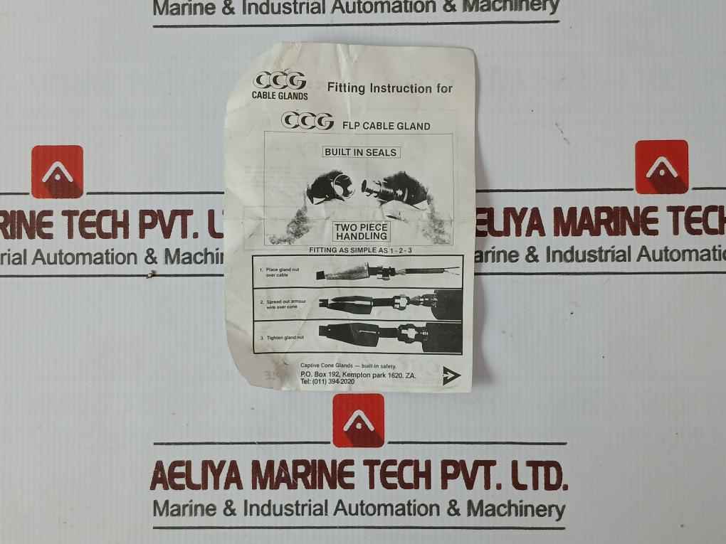 Ccg 3821 Flp Cable Gland 3Flp 12A 2B 2C