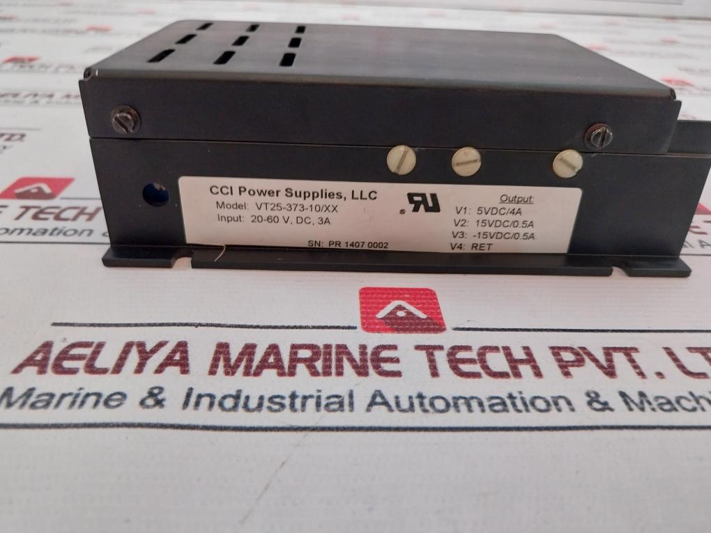 Cci Power Supplies Vt25-373-10/Xx 20-60V Dc 3A