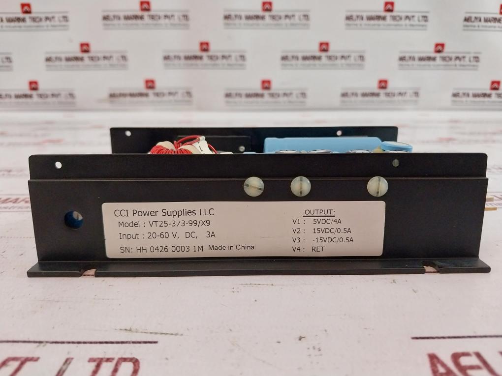 Cci Power Supplies Vt25-373-99/X9 Power Supply 20-60V Dc,3A 5Vdc/4A