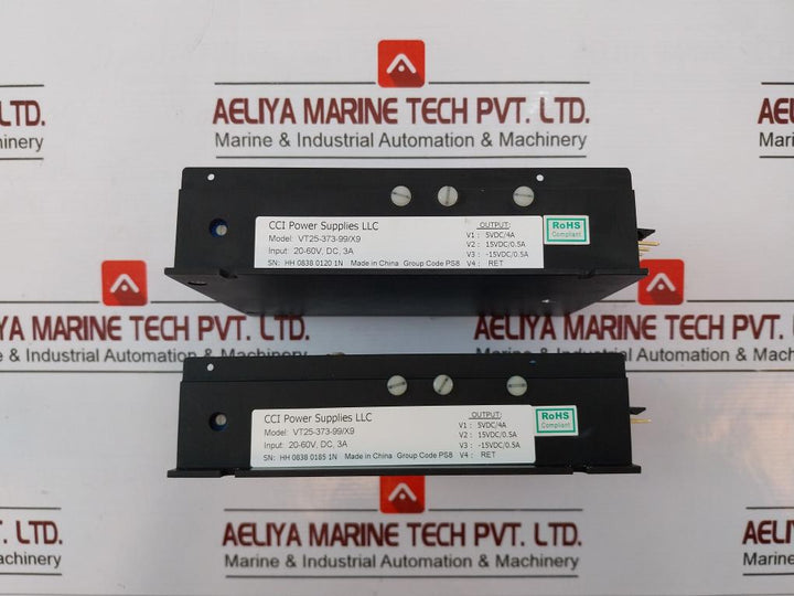 Cci Vt25-373-99/X9 Dc-dc Power Supply 20-60V