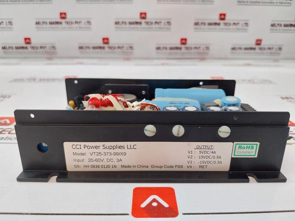 Cci Vt25-373-99/X9 Dc-dc Power Supply 20-60V