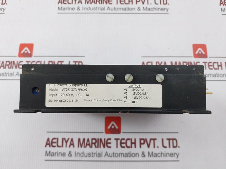 Cci Vt25-373-99/X9 Power Supply Module 20-60 V, Dc, 3A