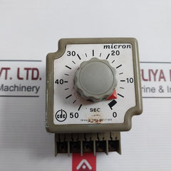 Cdc 0410.730 Timer Delay Relay 0-50 Sec 110V 60Hz
