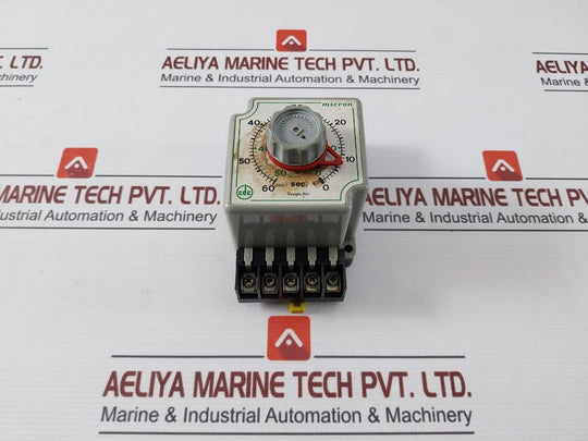 Cdc 0411.731 Micron Time Delay Relay 110V Ac 50Hz –60 Sec 117V Ac, 60Hz–50 Sec