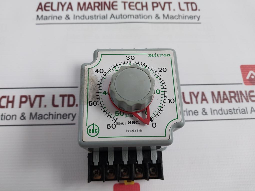 Cdc 0411.731 Time Delay Relay 0-50Sec 60Hz 0-60Sec 50Hz 110V 6A 380Vca