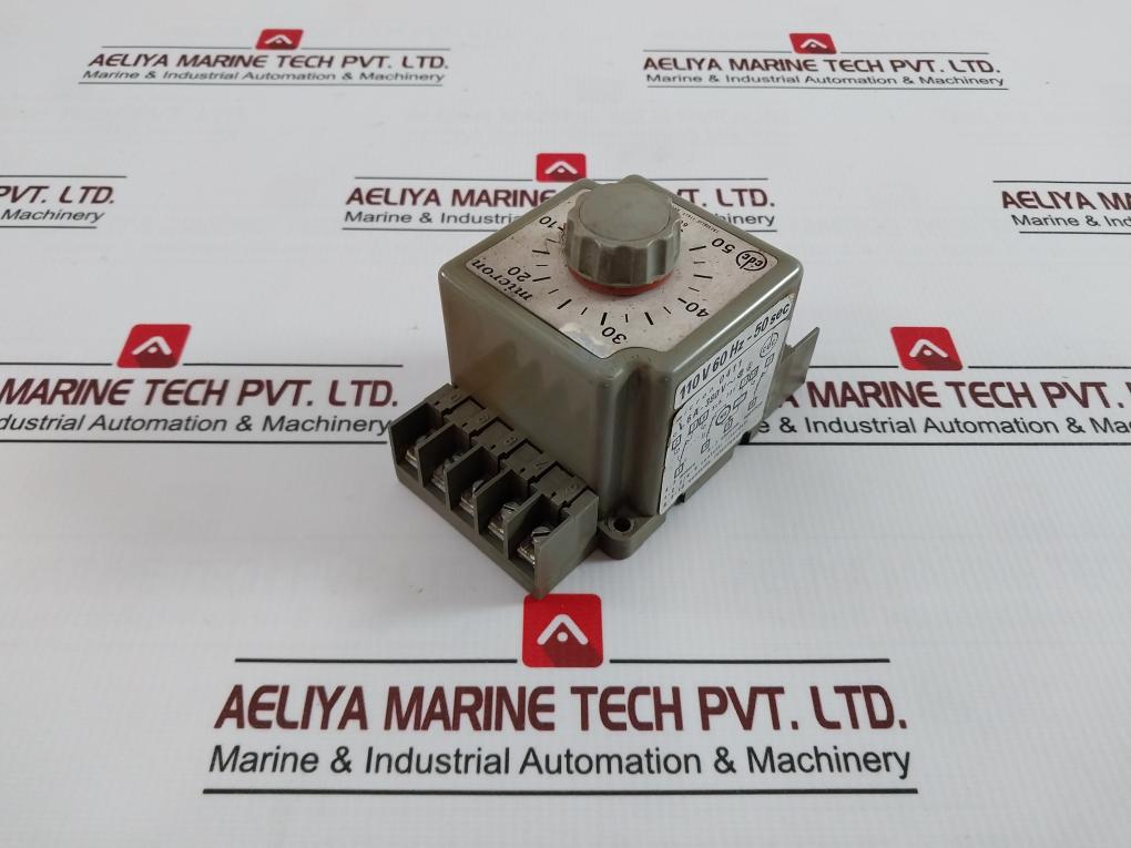 Cdc 0411 Timer Delay Relay 0-50 Sec 110V 60Hz 6A-380V Sch.731