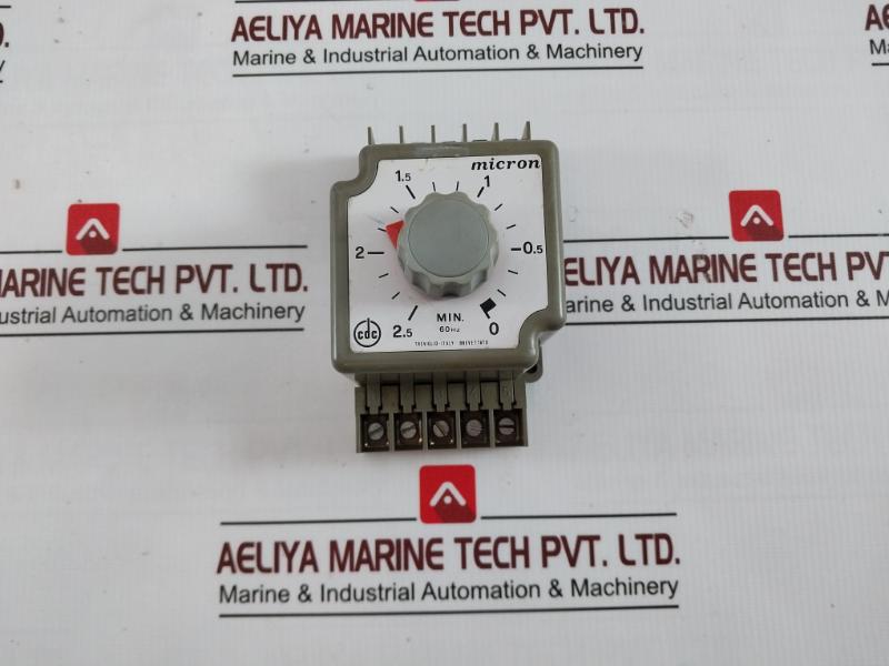 Cdc 0411 Timer Delay Relay Sch.731 0 To 2.5 Min 6A-380V~ 110V 60Hz-150 Sec