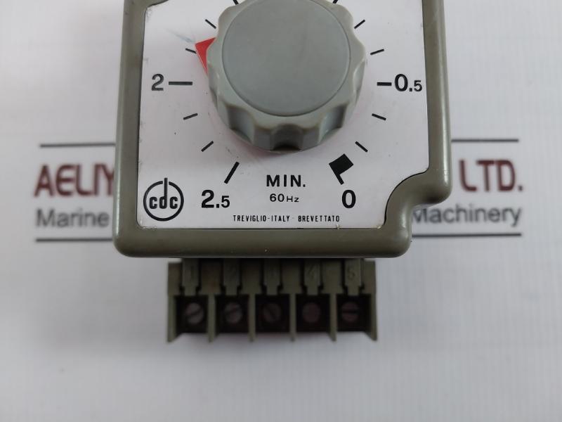 Cdc 0411 Timer Delay Relay Sch.731 0 To 2.5 Min 6A-380V~ 110V 60Hz-150 Sec