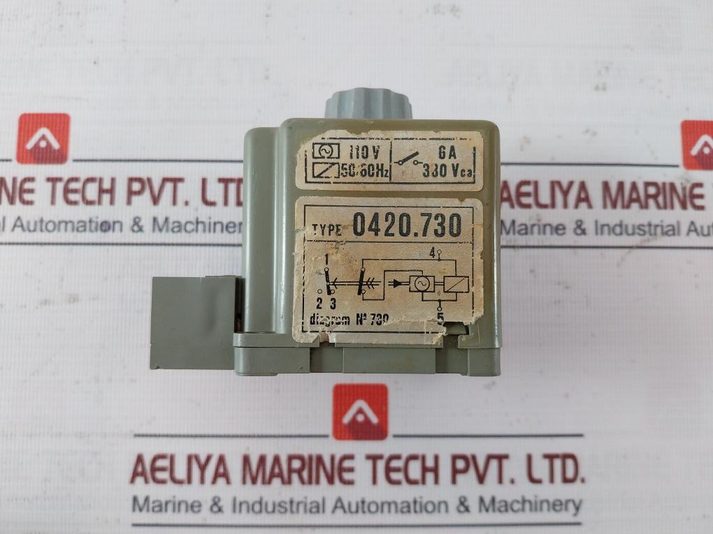 Cdc 0420.730 Micron Timer Relay 110V 50/60Hz