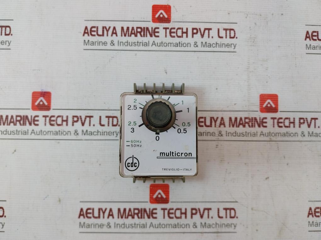 Cdc 1503.704 Miltac Multicrontimer Relay 0-3 50 Hz/60 Hz