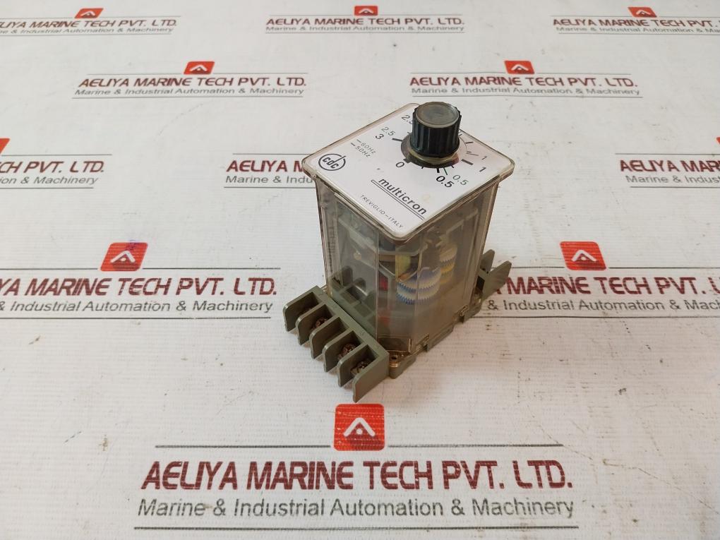 Cdc 1503.704 Miltac Multicrontimer Relay 0-3 50 Hz/60 Hz