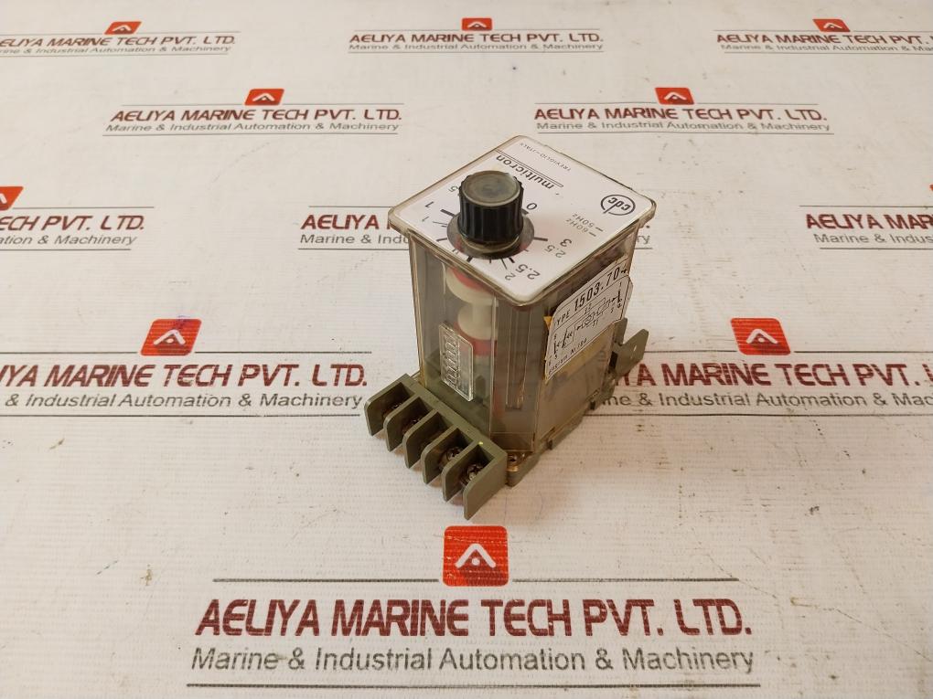 Cdc 1503.704 Miltac Multicrontimer Relay 0-3 50 Hz/60 Hz