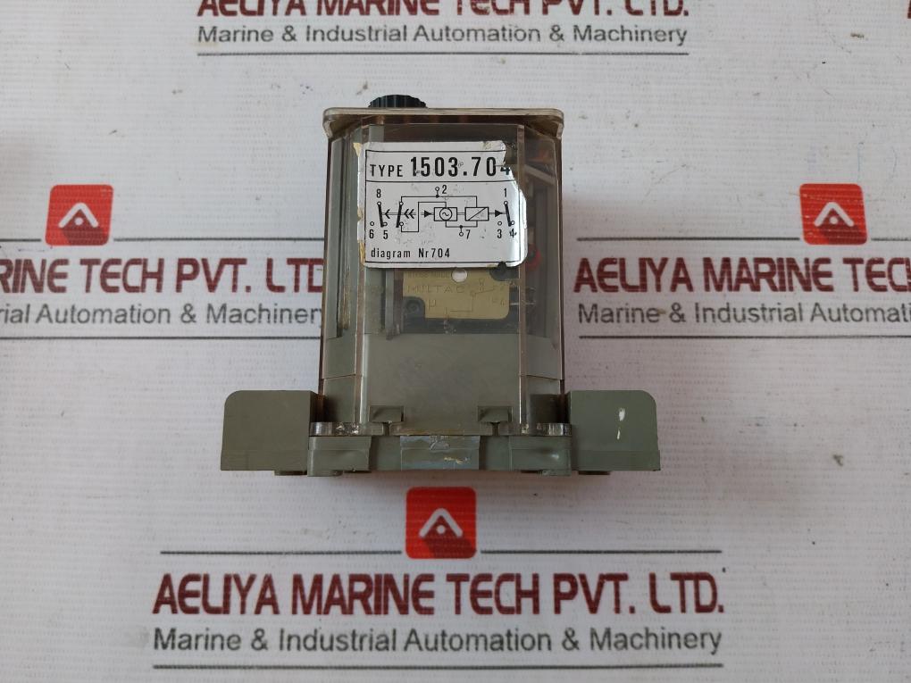 Cdc 1503.704 Miltac Multicrontimer Relay 0-3 50 Hz/60 Hz